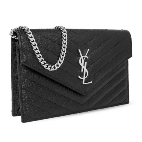 yves saint laurent wallet on chain|ysl chain wallet.